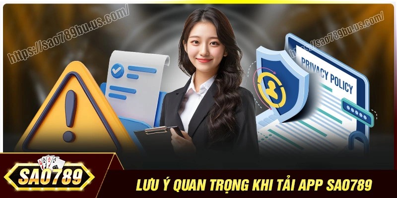Những lưu ý quan trọng khi thực hiện tải app Sao789